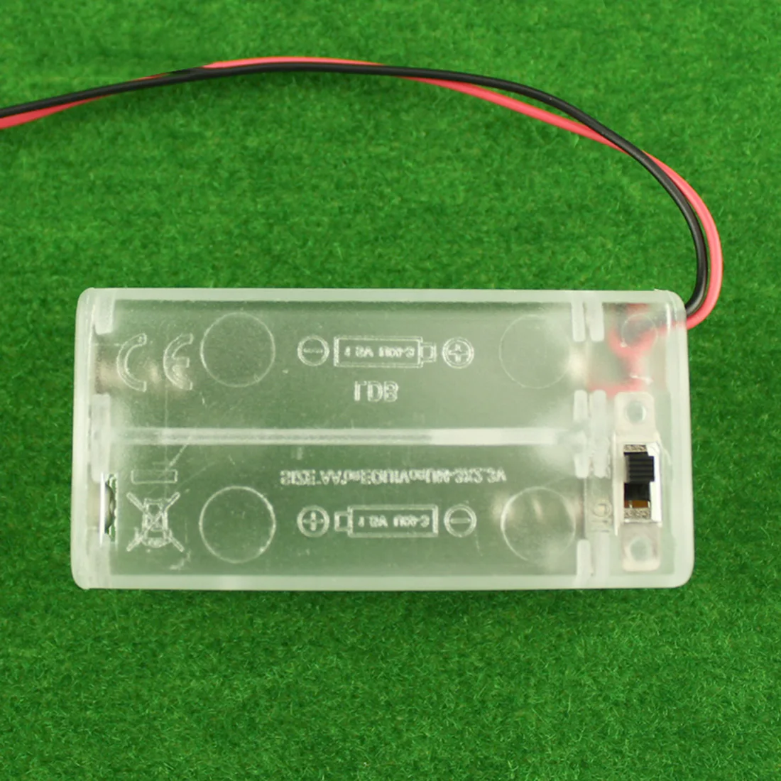 2 aa bateria titular caixa caso com interruptor novo 2 aa baterias de armazenamento protetor capa transparente para rc carro diy circuito inteligente diy