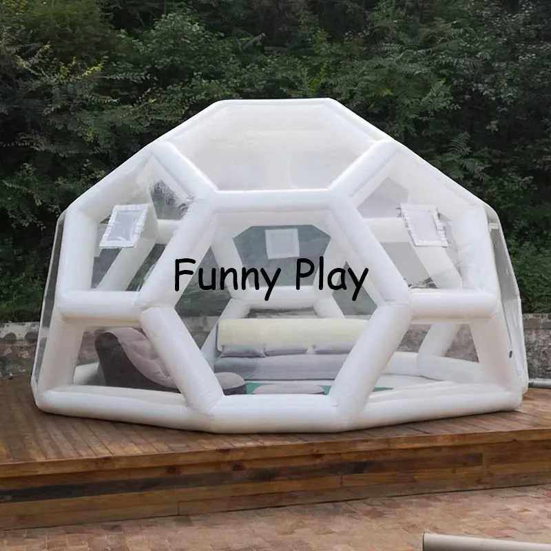 inflatable camping Polygon tent,outdoor mosquito net tents,hot sales inflatable tents for rental,inflatable tent for exhibition