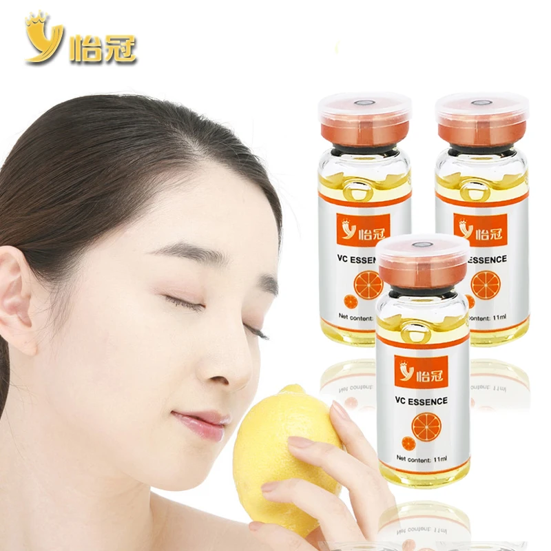 100% puro vitamina c soro líquido remoção de sardas cicatrizes de acne ácido hialurônico anti-envelhecimento anti-rugas vc rosto soro desaparecer pont