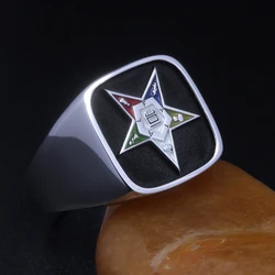 Order Of The Eastern Star General Grand Chapter OES Masonic Sterling Silver Ring