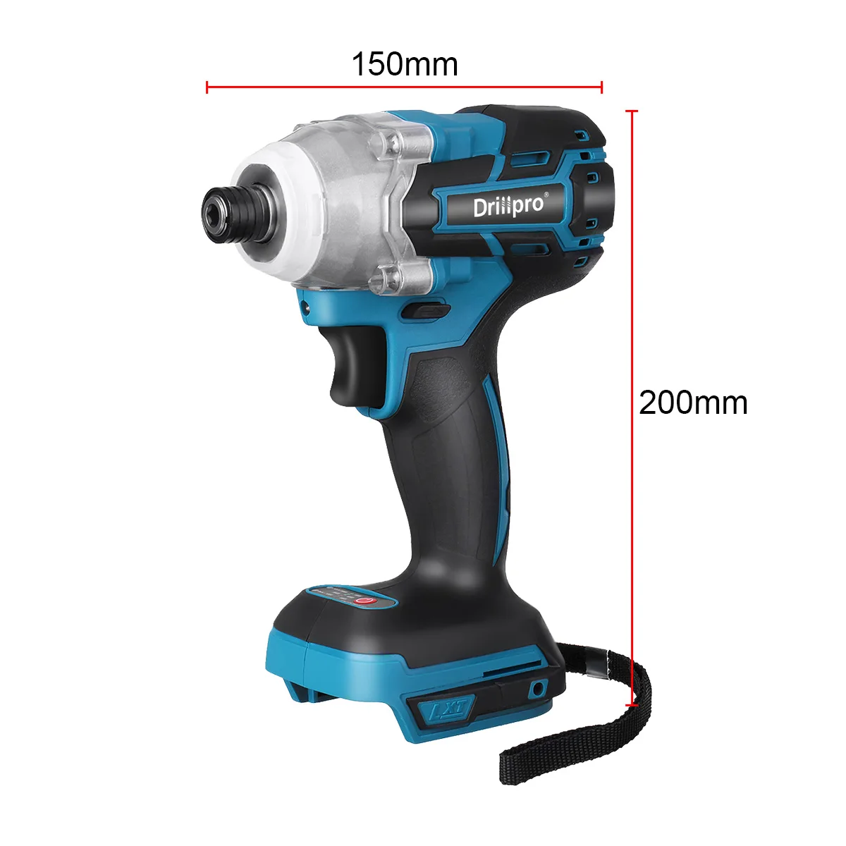 Imagem -05 - Chave de Impacto Elétrica Brushless Soquete Recarregável Chave de Fenda sem Fio Bateria Makita 18v 520n.m 2