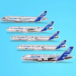 Latest Version Airbus Aircarft Models Reflective Sticker A320 / A330 / A340 / A350 / A380, Best Gift for Pilot Airman Avaiton