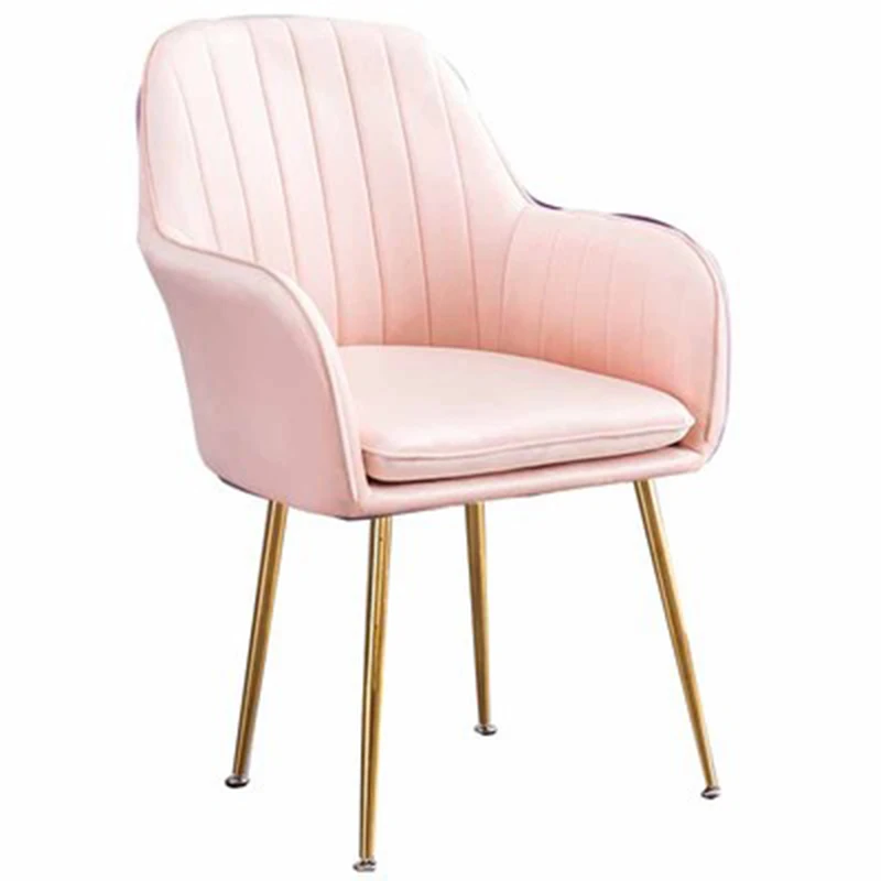 U-shapedDining chairs nordic ins minimalist Armchair home dining room furniture Soft chair modern  Light luxury backrest leisure