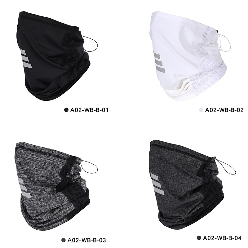 Summer Face Mask Sports Bandana Men's Scarf Cool Outdoor Cycling Magic Adjustable Reflect Light Ice Silk Fishing Women Veil