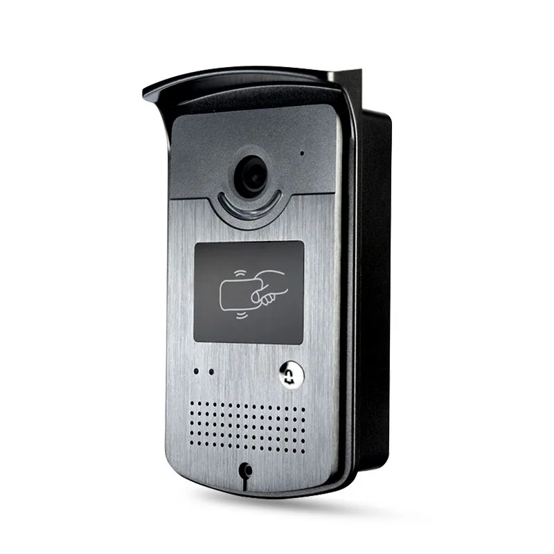 Wired Video Door Phone Intercom System Code Doorbell Camera With CMOS Night Vision Reader Card for XSL-ID Entrance Machine