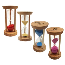 10 Minutes Sand Timer Hourglass Wooden Sandglass Hourglass Sand Timer for Classroom Teaching Kitchen Cooking Reading  Ti