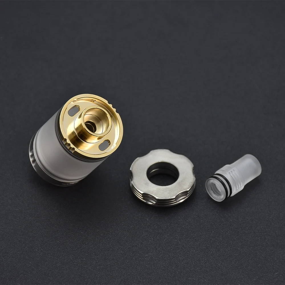 Coolvape 415 MTL RTA Atomizer 22mm średnica 4.5ml pojedyncza cewka zbiornik do odbudowy vs kayfun lite plus 2021 mtl / Zeus Rta X Mesh