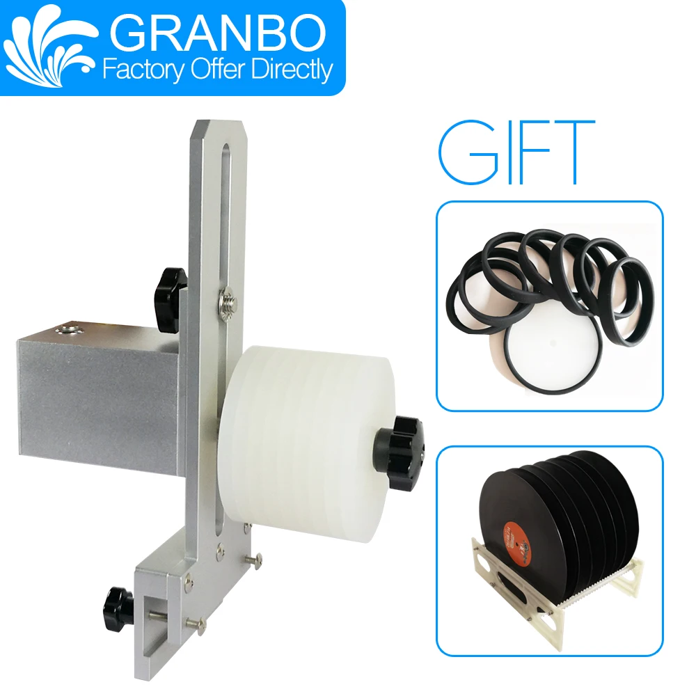 Ultrasonic Cleaner Parts Bracket Auto-Rotating Motor Lifter Device for Lp Vinyl Records Disc CD Washing Gramophone