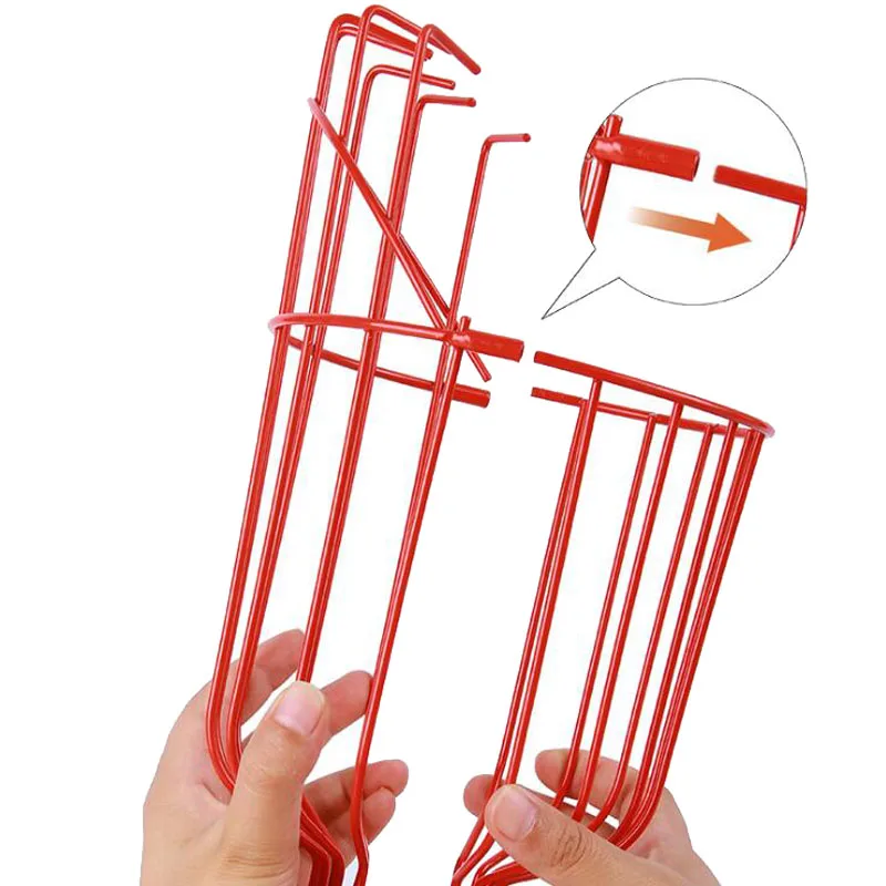 Aluminum Deep Basket Fruit picker Convenient Horticultural Fruit Picker Gardening Peach Picking Tools