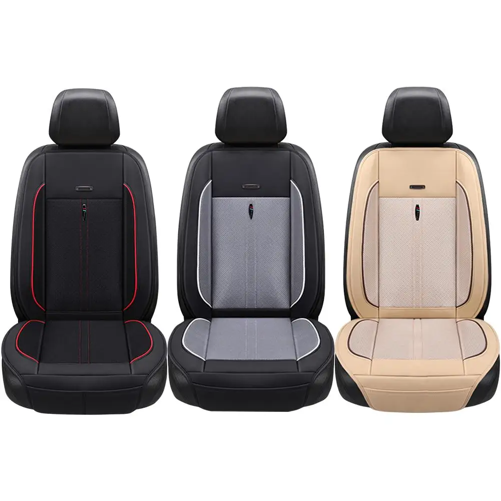 Car Seat Protector Cooling Car Seat Cushion With Massage Ice Silk Air Conditioning Refrigeration Seat Cushions Massage Chair Pad