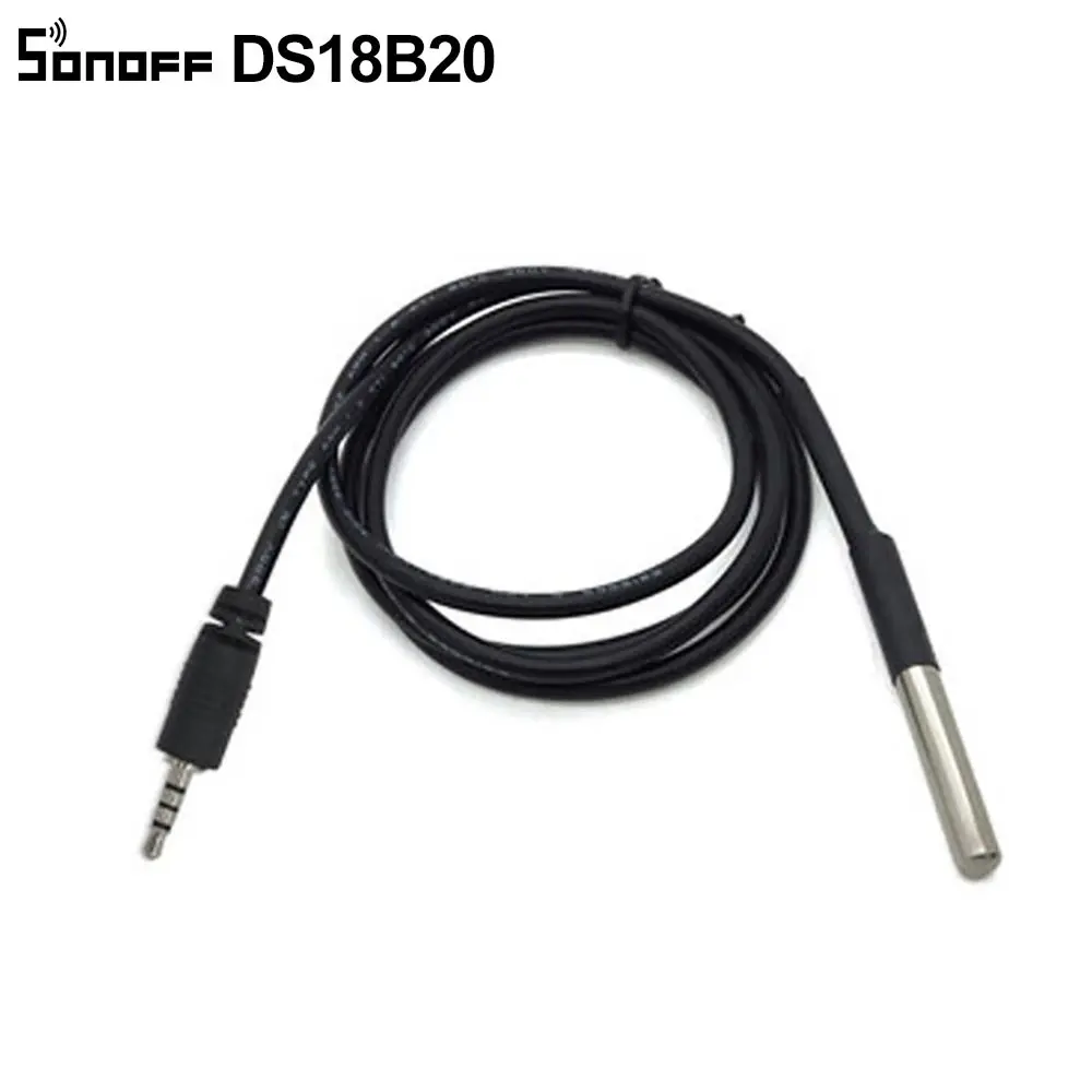 Датчик температуры и влажности Itead SONOFF Si7021 AM2301, датчик DS18B20 с удлинительным кабелем 5 м AL560 для Sonoff TH10/TH16