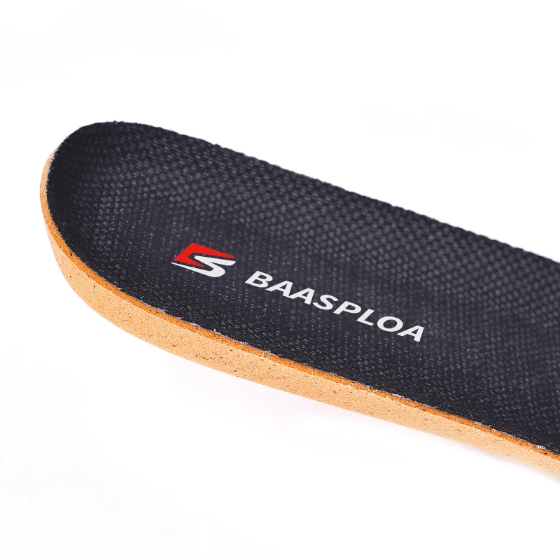 Baasploa Men Woman Graphene Deodorant Foot Insoles Lightweight Breathable Shoe Pad Insert Suction Perspiration Insole Soft