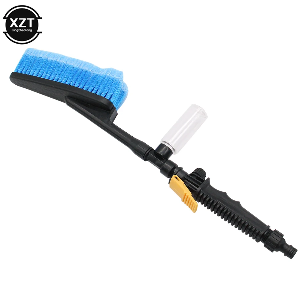 650mm Practical Car Cleaning Brush Tools Window Wash Brush Retractable Long Handle Water Flow Detector Foam Bottle Cleaning