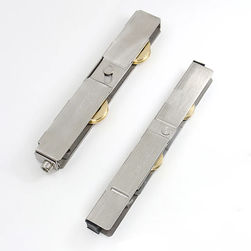 Sliding Door Plastic Steel Window Pulley Aluminum Alloy Brass Wheel Muted Track Roller House Hardware