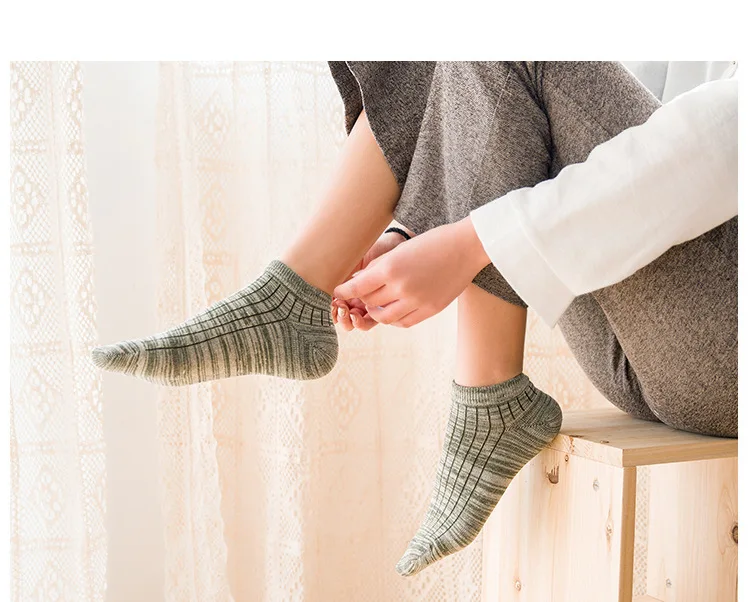 5 Pairs/Lot Women Socks Spring Summer Ms. Socks Leisure Boat Female Han Edition Female Cotton Shallow Mouth Wholesale
