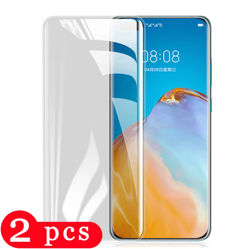 

Закаленное стекло 9H для huawei P40 pro plus P40 lite E P30 P20 pro, защитная пленка для экрана телефона, стекло для смартфона, 2 шт.