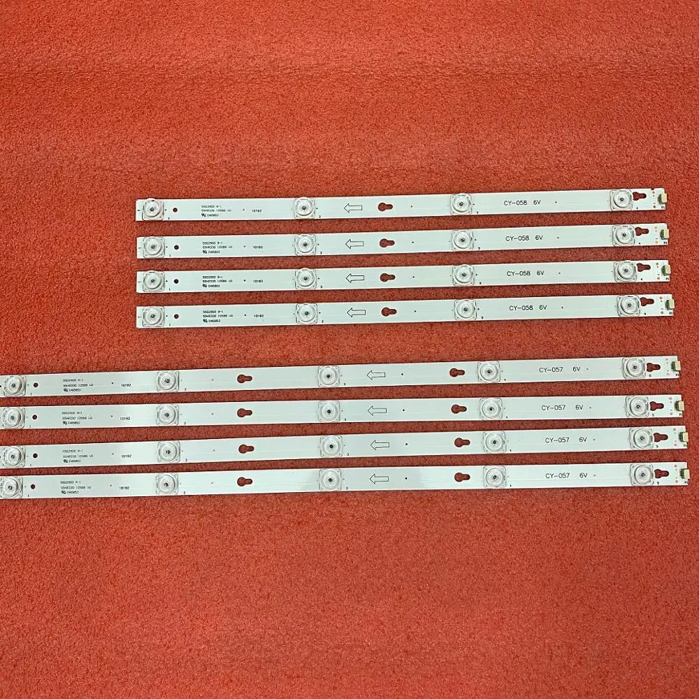 Striscia di retroilluminazione a LED per Thomson 55UC6336 55UC6416 55UC6416W 55UC6416WX1 55UD6216W 55UD6216WX1 55UD6236W 55UD6236WX1 55UC6426W