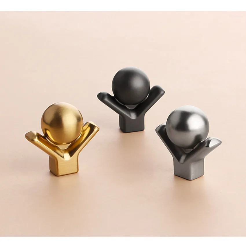 192 320mm modern simple creativ lengthen solid pearl gary brushed brass stain nickel kitchen cabinet wardrobe drawer knob handle