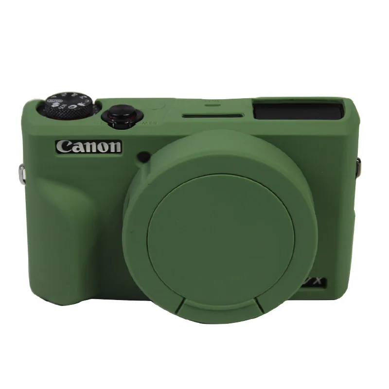 For Canon G7X3 G7Xiii G7X Mark 3 Silicone Camera Protective Body Cover Skin Camera Bag Protector Case