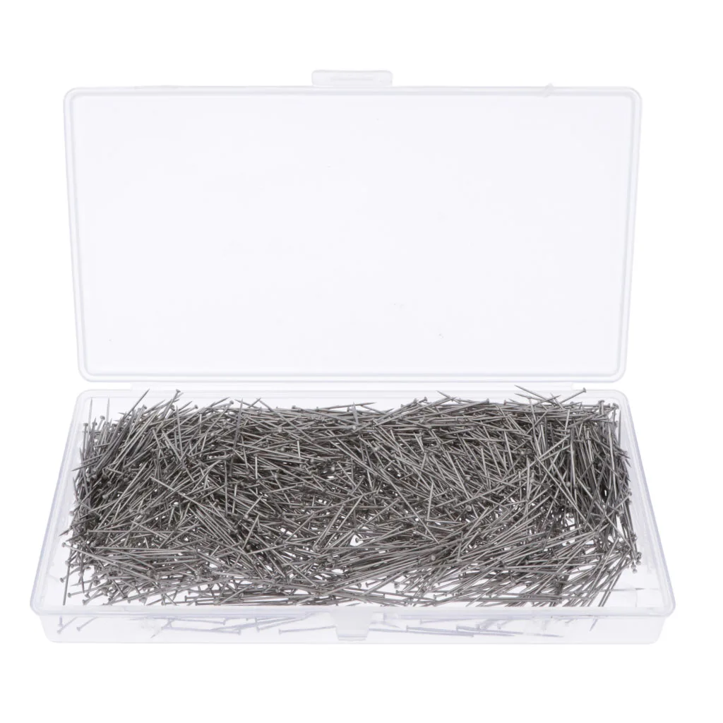 2000-Packs Head Pins Stainless Steel Dressmaker Pins Fine Satin Pin for Jewelry Making, Craft and Sewing 26mm Length