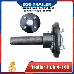 Ego 2PCS trailer axle trailer half axle trailer hubs 4-100 trailer parts price for pair
