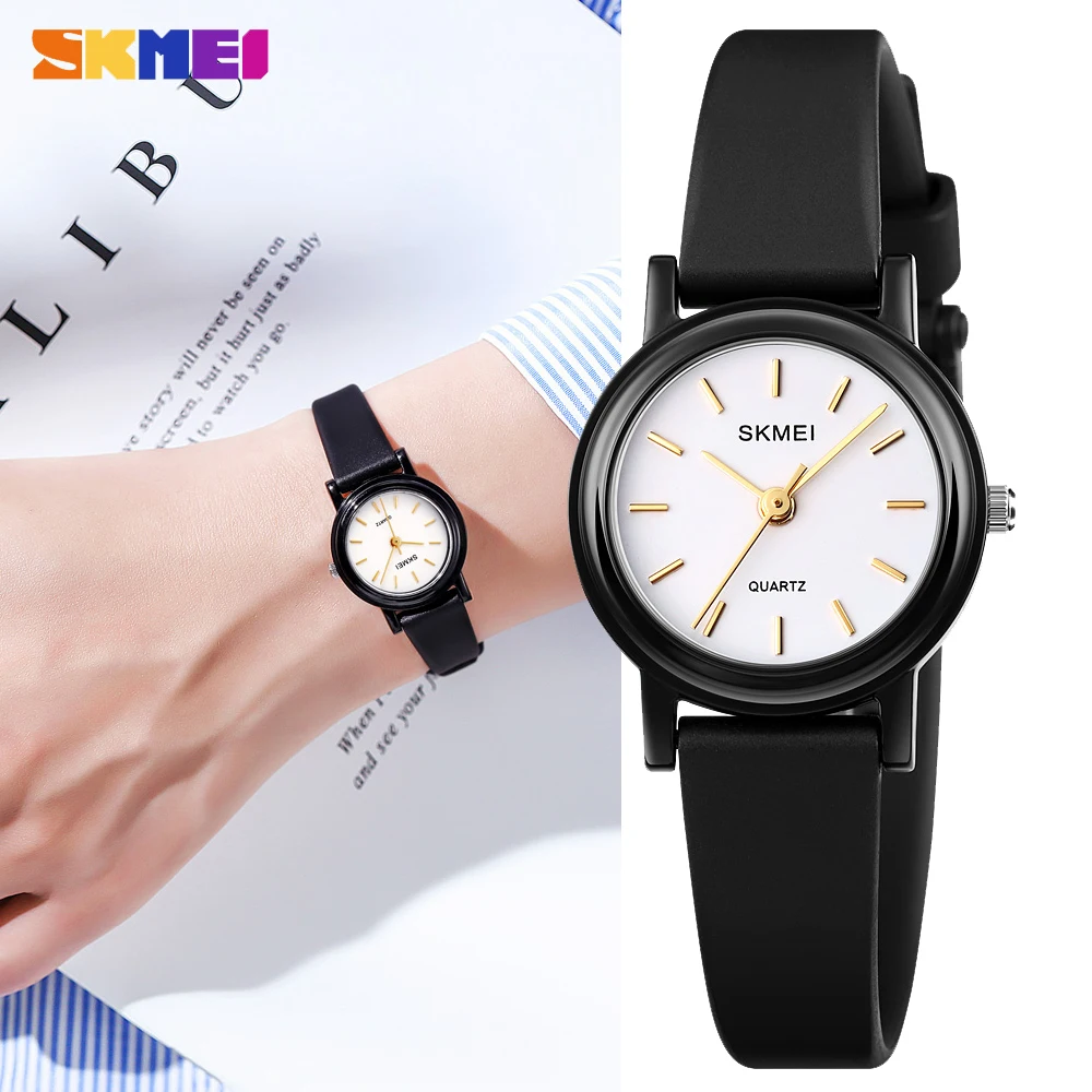 SKMEI Luxury Women's Dress Watch Waterproof Ladies Bracelet Clock Top Brand Small Simple Design Female Wristwatch Reloj Mujer