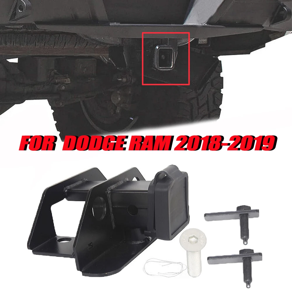 

2inch Rear Towing Trailer Hitch Receiver Tow Accessories For Dodge RAM 2018-2019 1500 Bolt-On Trailer Hitch Assembly