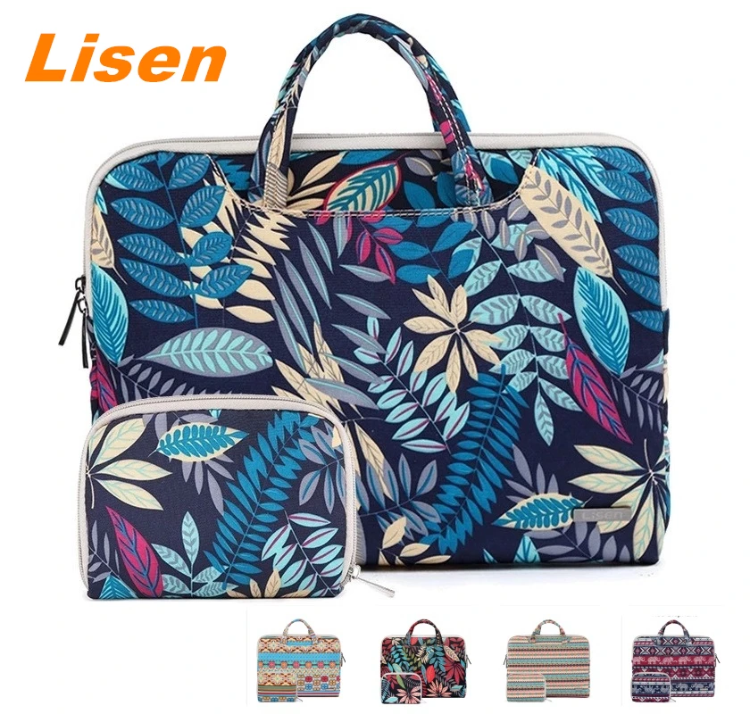 Brand Lisen Laptop Bag 11,13.14,15.6,16 inch, Lady Man Briefcase Handbag Sleeve Case For MacBook Air Pro Notobook PC Dropship