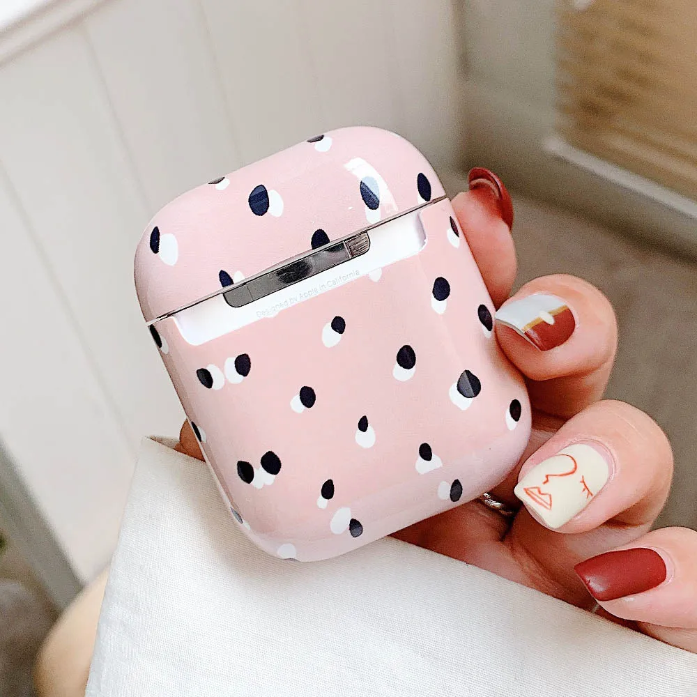 Dot Flower Bee Custodia per AirPods 2 Pro 1 PC rigido Cielo stellato Bluetooth Auricolare senza fili Scatola di ricarica Cover per Air Pods 3 Coque