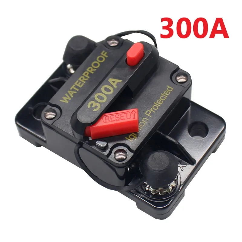 

50A 60A 80A 100A 150A 200A 250A 300A Amp Car Auto Audio Marine Boat DC Circuit Breaker 12V/24V/48V