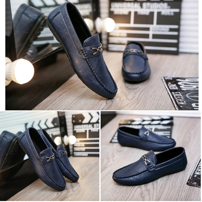 Men Loafers Shoes Driving Fashion Boat Footwear Man Brand Leather Moccasins Men'S Shoes Men Comfy Drive Men's Casual Shoes