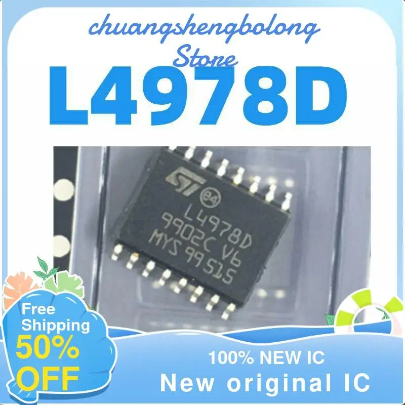

5 шт. L4978D L4978D013TR SOP16 новый оригинальный IC