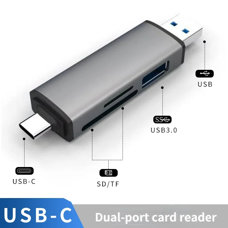 Card Reader USB 3.0 Hub &Type C to SD Micro SD TF Card Reader for PC Laptop Accessories Smart Memory Cardreader SD Card Reader