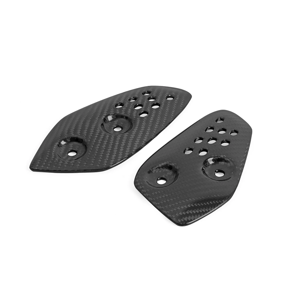 Carbon Fiber Rearset Foot Peg Mount Heel Guard Plates Cowling For Yamaha MT07 FZ07 2013 2014 2015 2016 2017 2018 2019 2020 2021