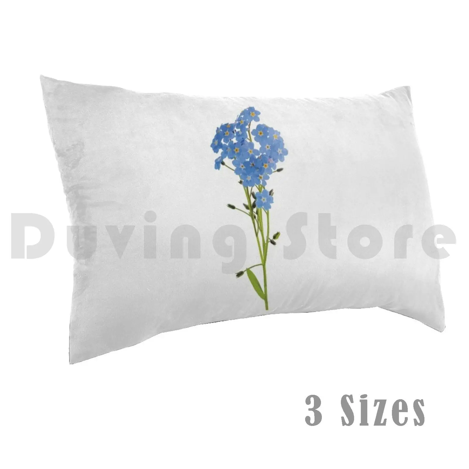 Forget-Me-Not Flower 2.0 Pillow Case Printed 50x75 Forgetmenot Forget Me Not Myosotis Sylvatica Forget Me