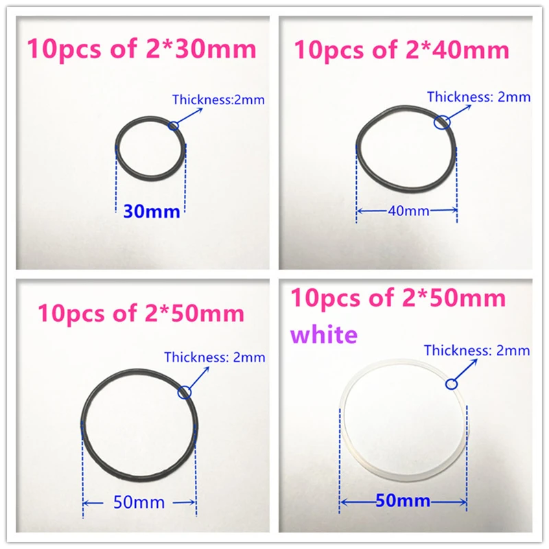 9 Sizes Silicone Rubber Band Pulley Transmission Engine Drive Round Beslts Tape DIY Toy Module Car Motor Stretch Droppshipping