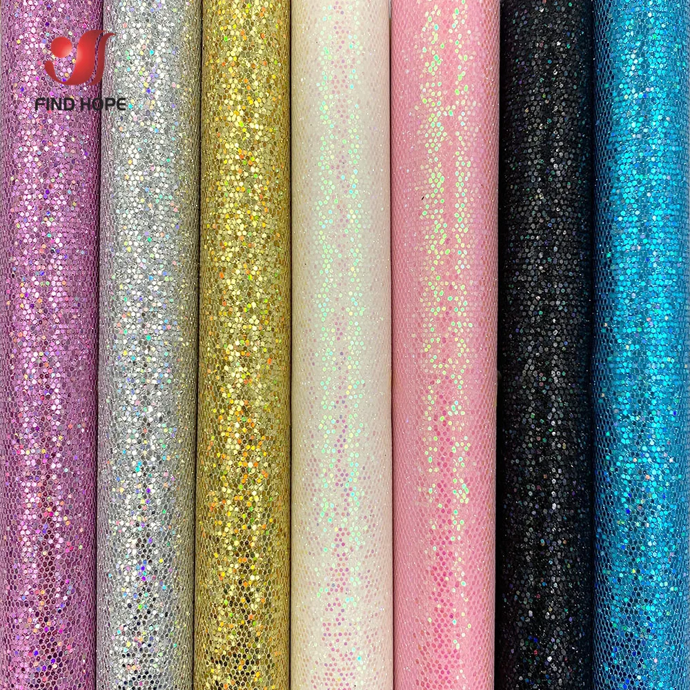 Samoprzylepna diamentowa brokatowa tkanina PU Faux Leather Vinyl Schody Tapeta Naklejka Obramowanie Dekor Rzemiosło Kokarda Materiał DIY 20X120cm