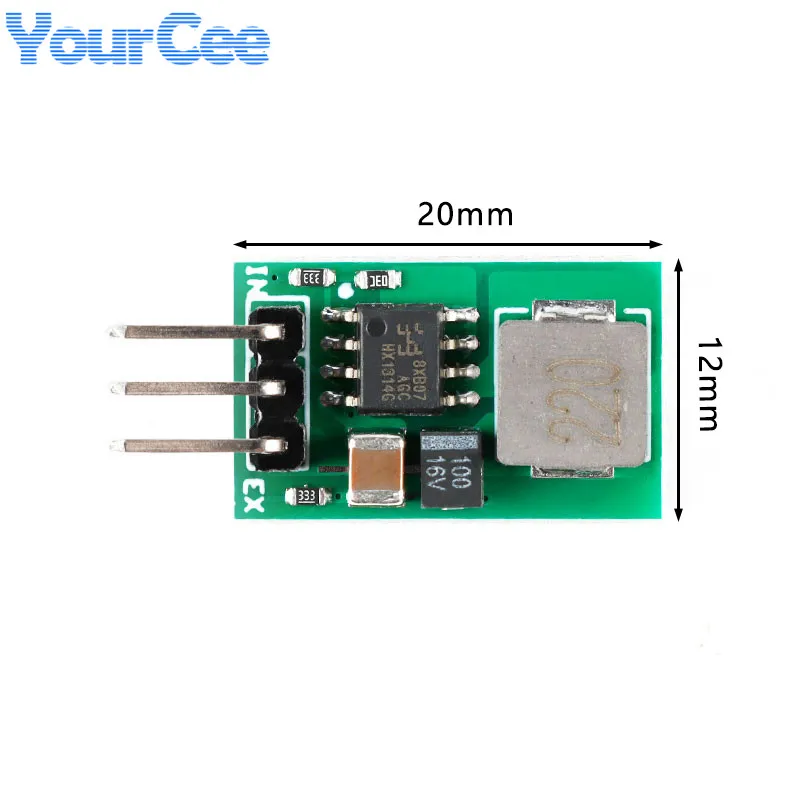 5pcs/1pc DC-DC Step Down Buck Converter Board Power Module 5V 1A 5.5V-32V Synchronous Rectifier Voltage Regulator Replace LM7805