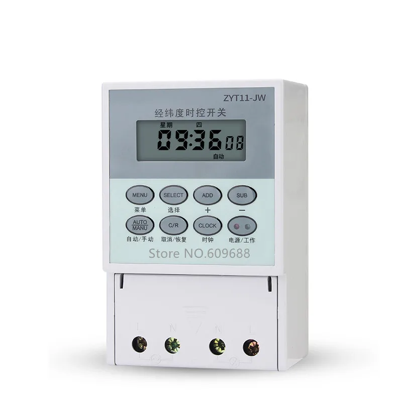 ZYT11-JW 220V länge und latitude mikrocomputer zeit steuerung schalter straße lampe zeit controller timer