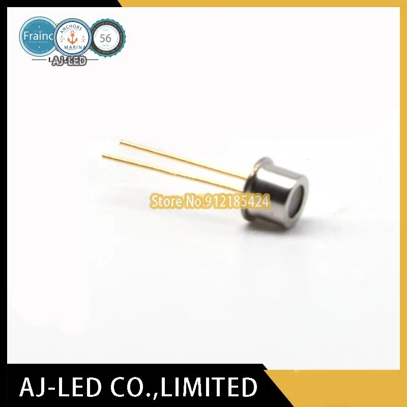 10pcs/lot SFH4860 infrared emission tube TO-18 wavelength 660nm flat head red light metal gold seal angle ±50°