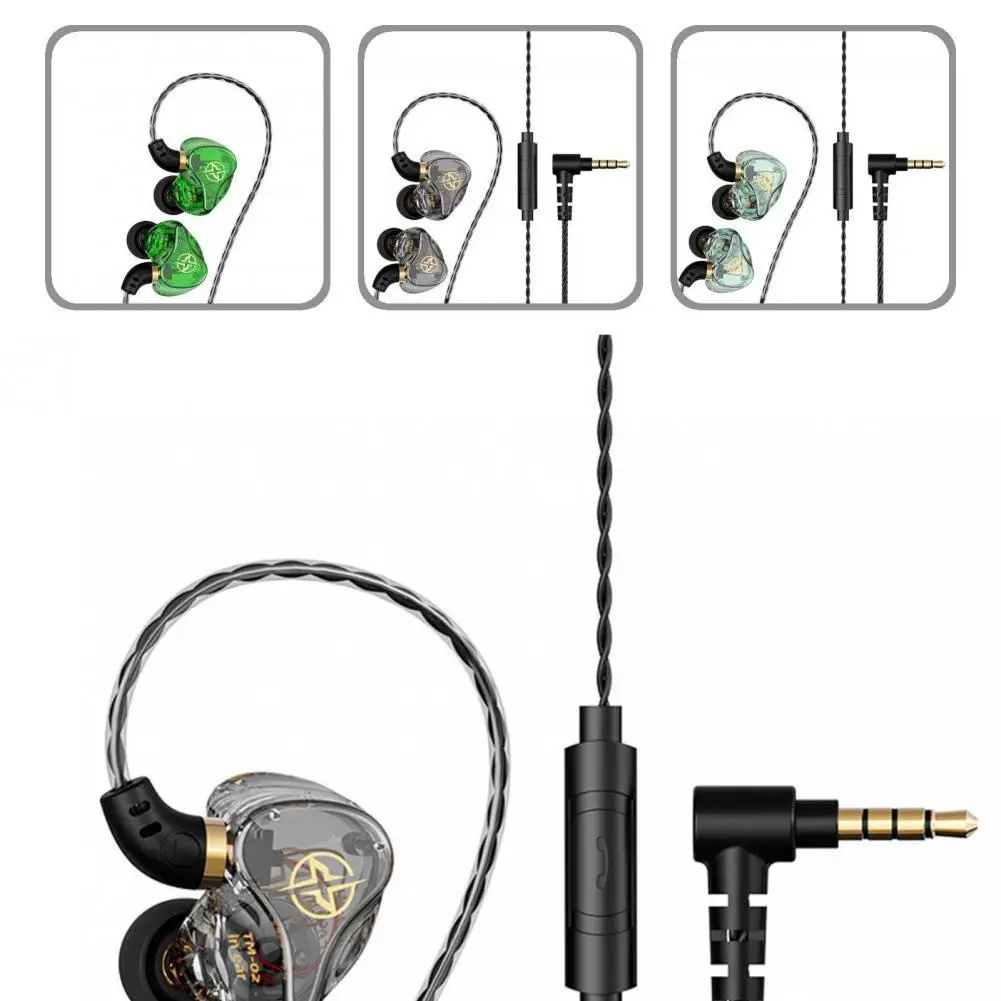 Wear Resistant ABS Ergonomic Design In-ear Earphone Headset for Daily Use