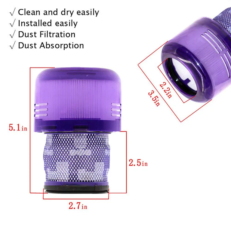 Accessories Filters for Dyson V11 Torque Drive Cordless Stick Vacuum Cleaner Sv14 Cyclone Animal Absolute Replacement Parts Hepa