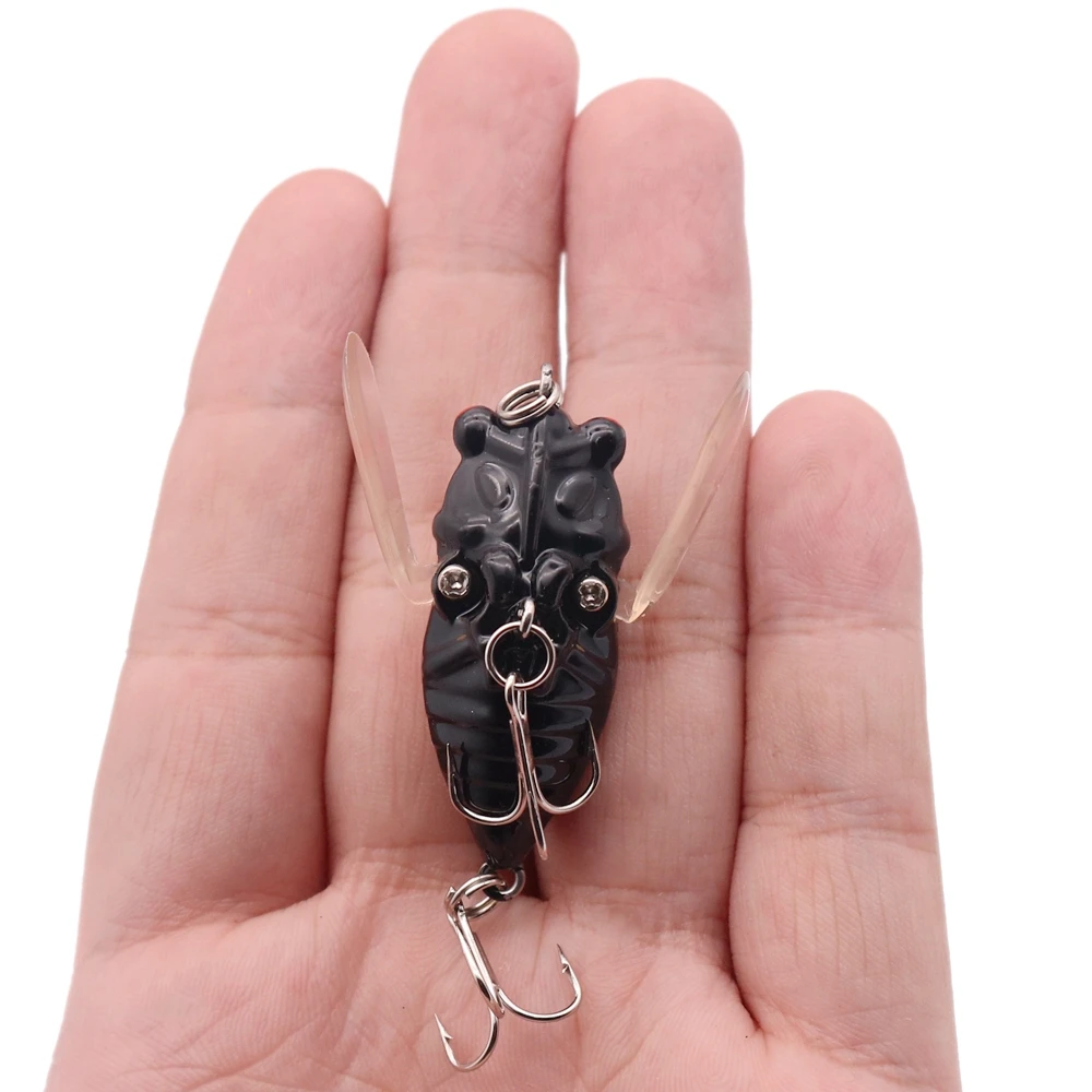 1pcs Simulation Cicada Hard Fake Bait Fishing Lure 5cm 6g Bionic Iscas Artificial Wobblers Crankbait Pesca Insect Pike Tackle