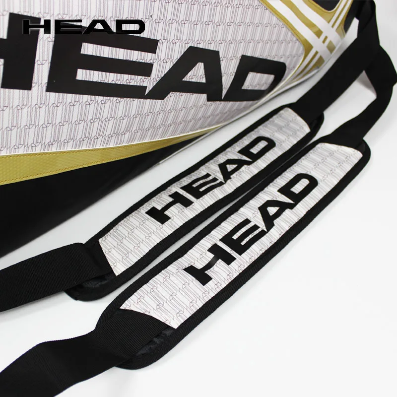 Original Head Tennis Bag Brand Tennis Racquet Bag 6-9 Piece Rackets Tennis Bag Nylon Dacron Tennis Racket Racquet Backpack Brand