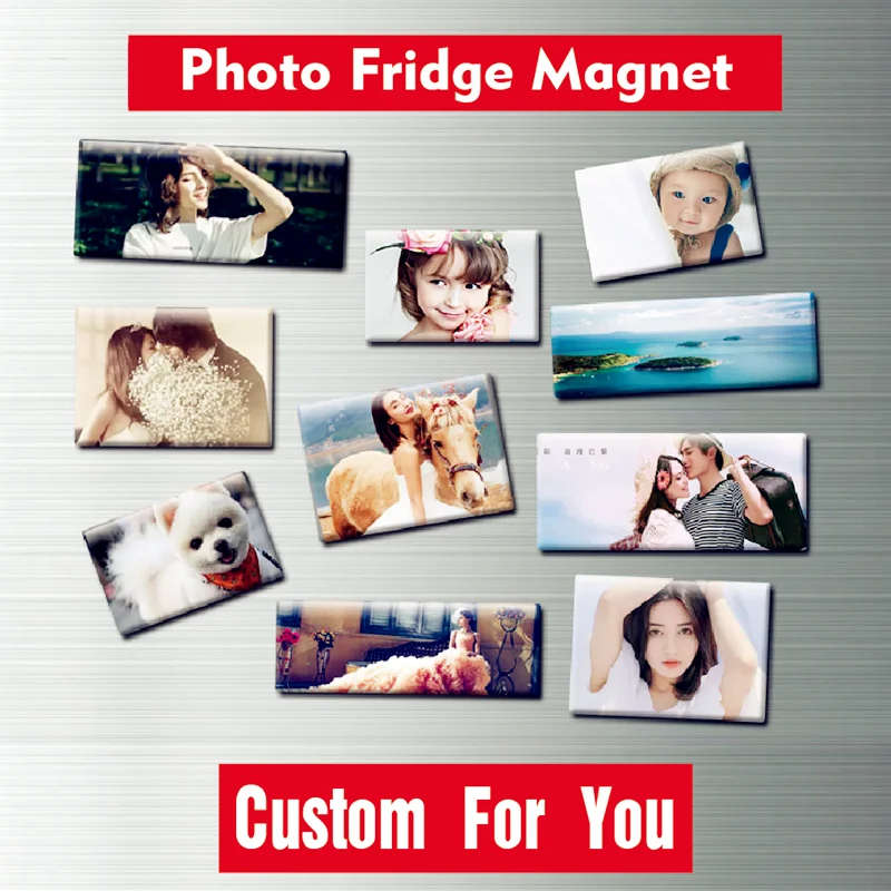 Customized Magnet fridge 10 pcs ,illustration scenic cartoon animal Girl wedding Photography refrigerator Magnets,magnetic stick