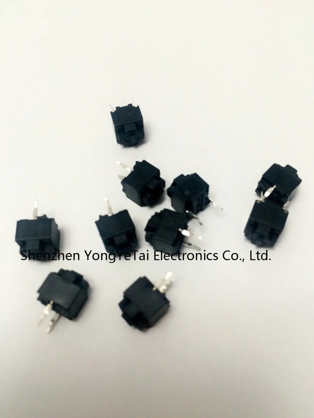 YYT 10PCS Mouse switch 6*6*7.3MM voice button switch 2Pin IE4.0 button micro switch Curved pin