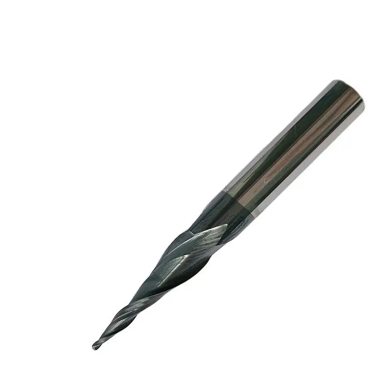 D6*20*50L*2F Tapered Ball Nose End Mills Tungsten Solid Carbide HRC55 with Coated Taper And Cone CNC Cutting Tools Endmills