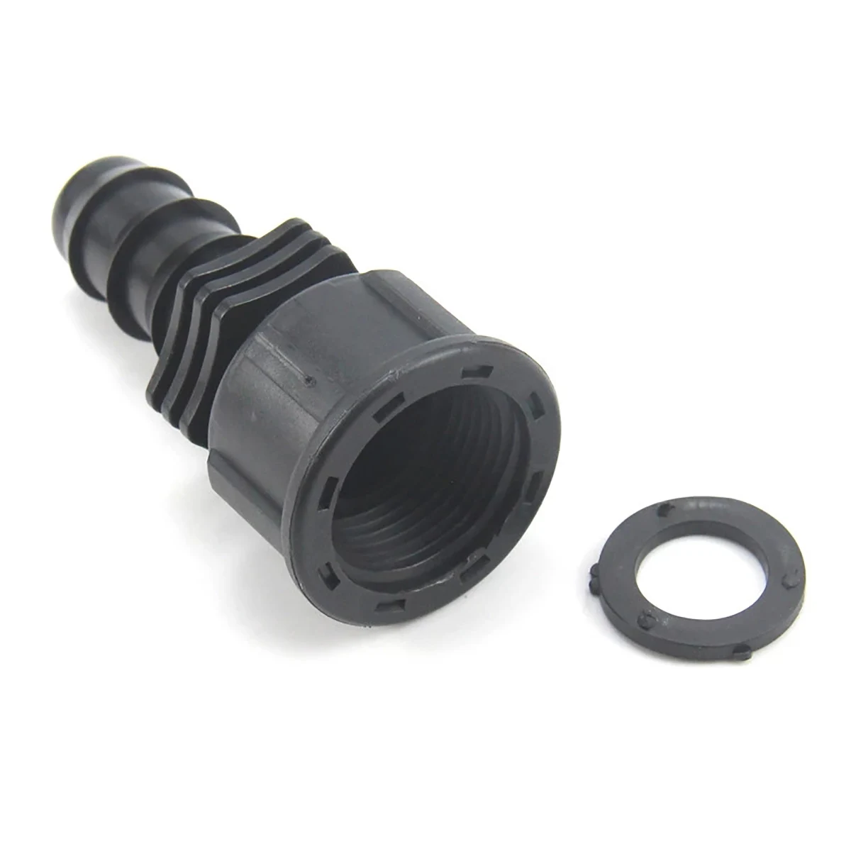 

1pcs G 1/2" 3/4" Female Thread To 13mm 16mm Garden Hose Barb Connector Plastic Pagoda Hose Joint Irrigation Water Pipe Fittings