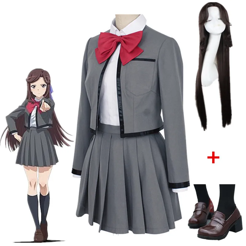 Anime Cosplay Costume The Musical Revue Starlight Costume Paradise Shinya uniform Women's uniform Coat / Shirt / Tie / Skirt