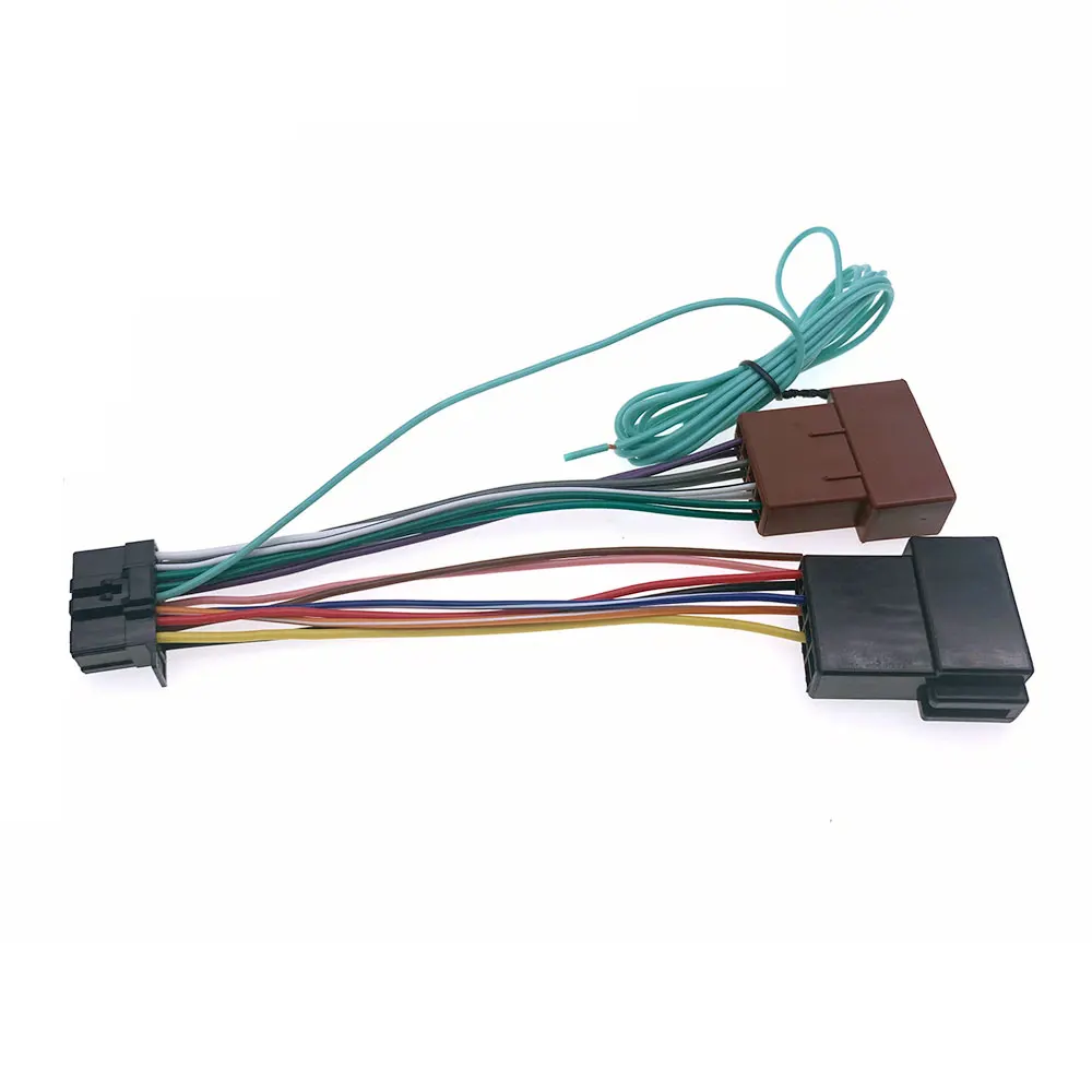 16 Pin Car ISO Wiring Harness with Brake Cable Connector Adapter for Pioneer System AVH-Z7050BT AVH-Z2050BT AVH-Z5050BT